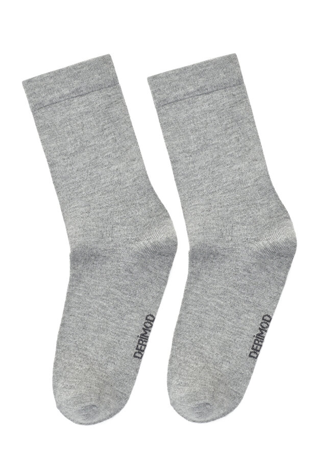 Erkek Gri Bambu Çorap 000A2C30106F
