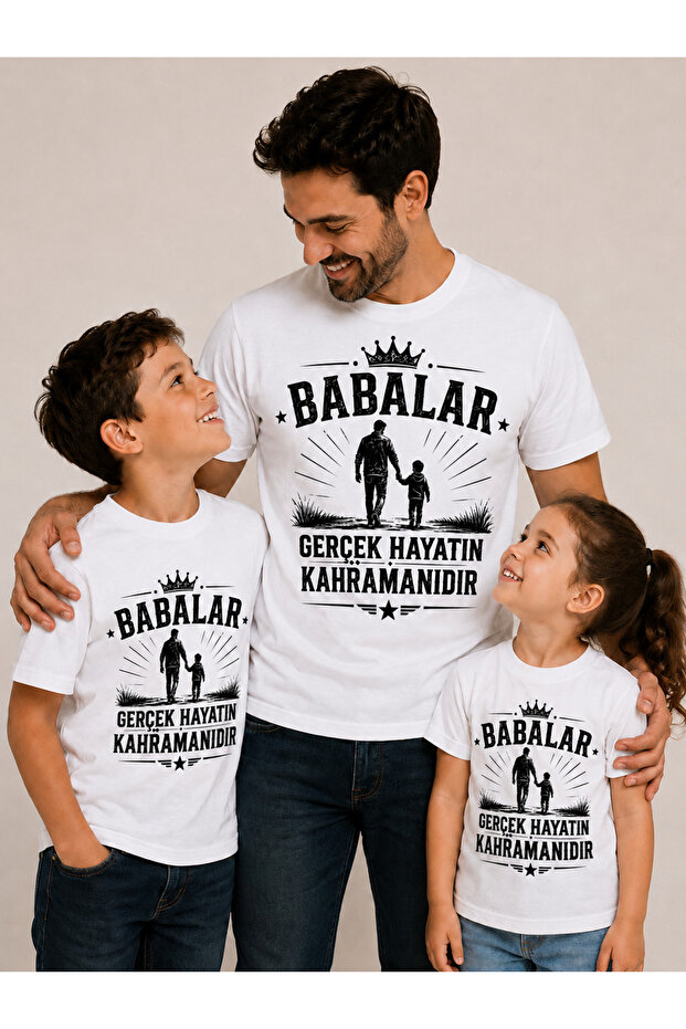 Custom Printed T-Shirt for Father's Day (Order 2 Pieces for a Combination)