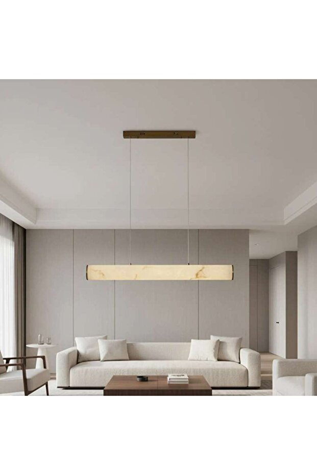 Cannary 60w Integrated Led Polyresin Pendant Lamp 180x150cm - White