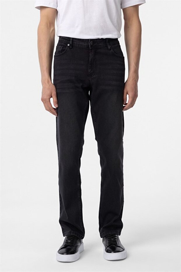 Siyah Denim Pantolon - 2