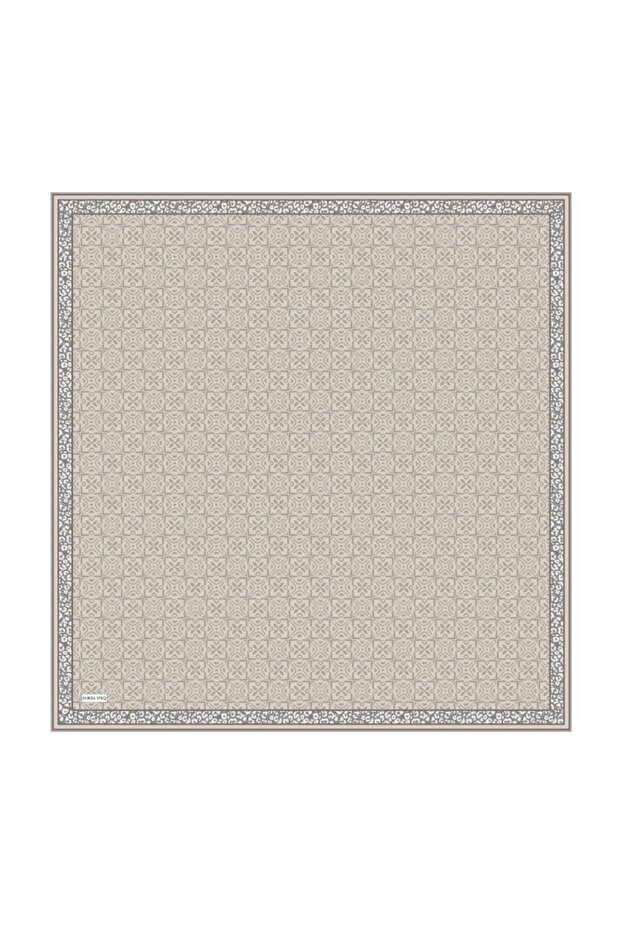 Stone Dream Pattern Twill Silk Scarf