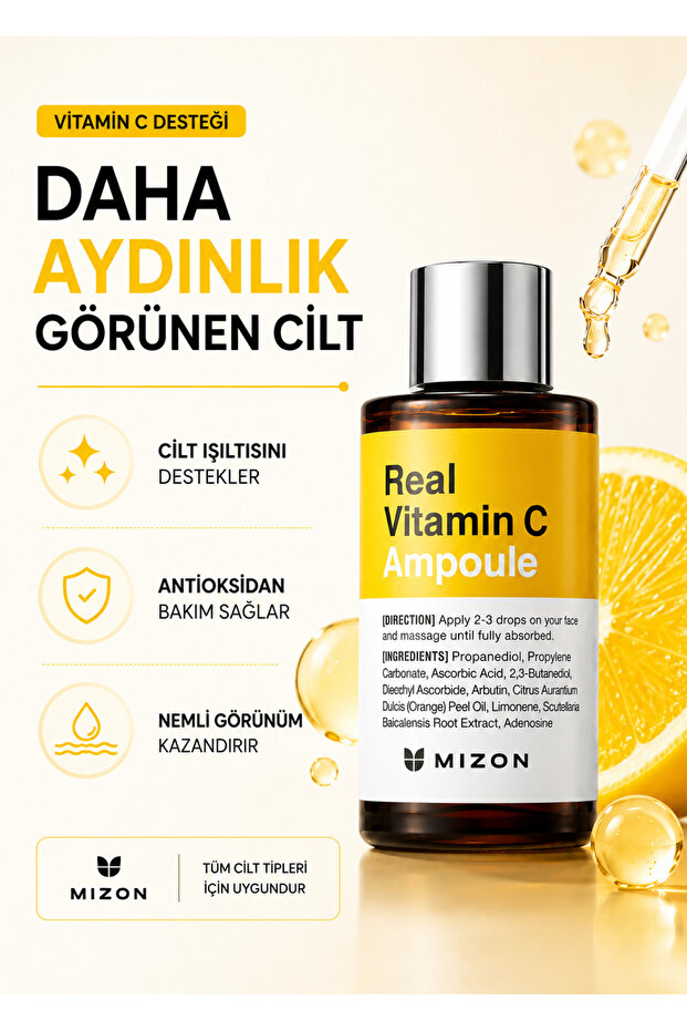 Real Vitamin C Ampoule Revitalizing Skin Serum 15 ml H8787Axns
