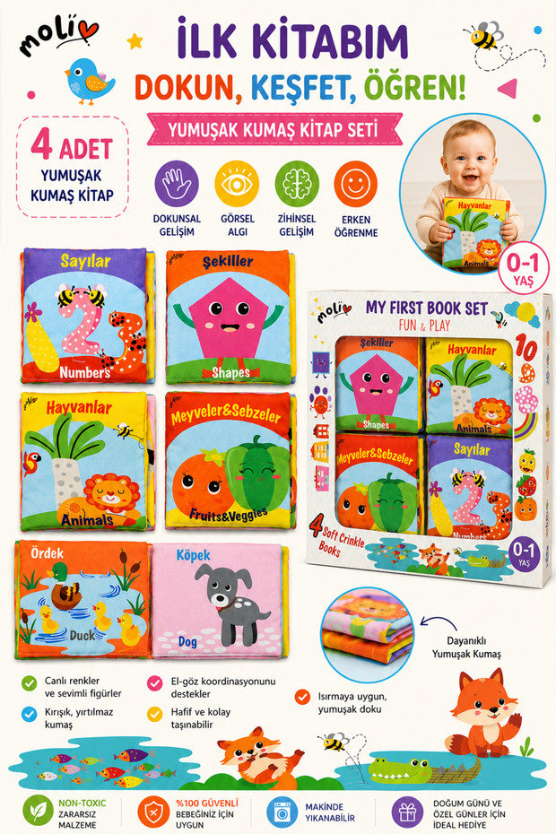 4-Piece Activity Books - MOL-119
