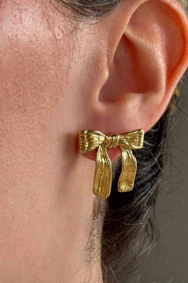 316L Steel Bow Earrings