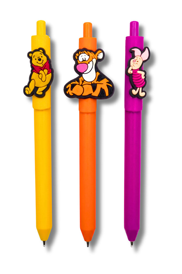 Cute Winnie the Pooh Character Triple Pencil Set