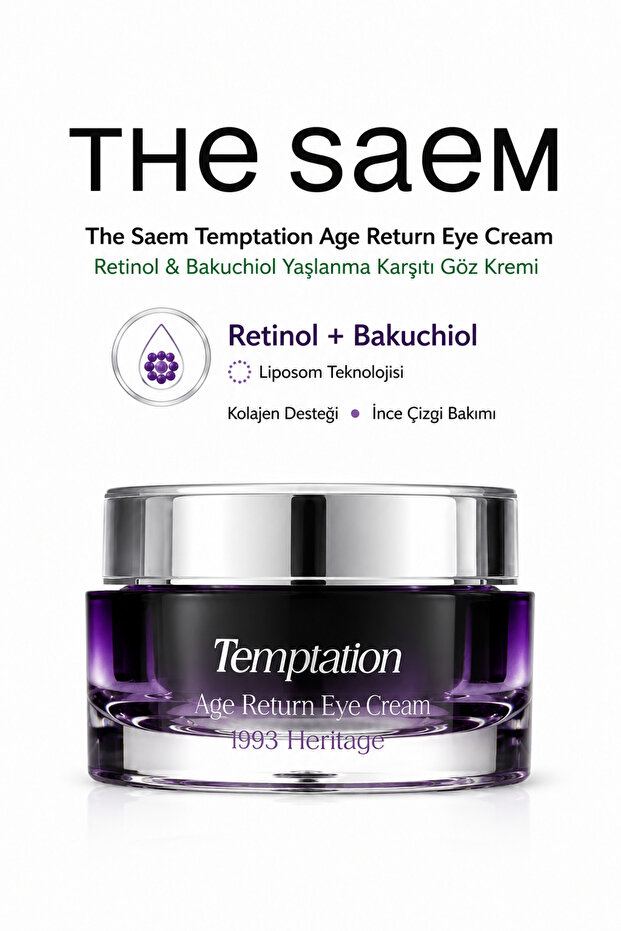 Temptation Age Return Eye Cream / Retinol and Bakuchiol Anti-Aging