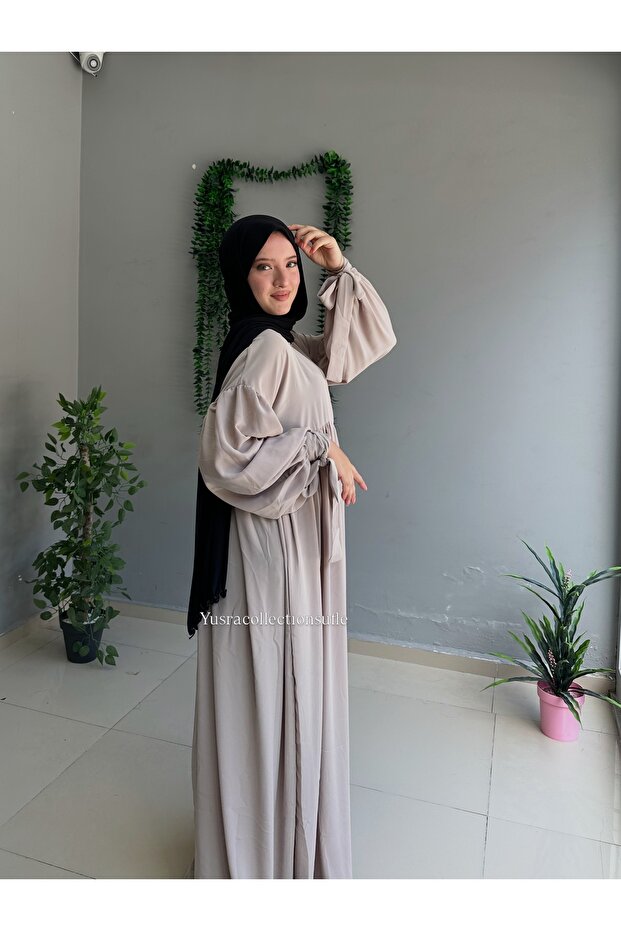 Ferace Hijab Liza Sleeve Tie Dress