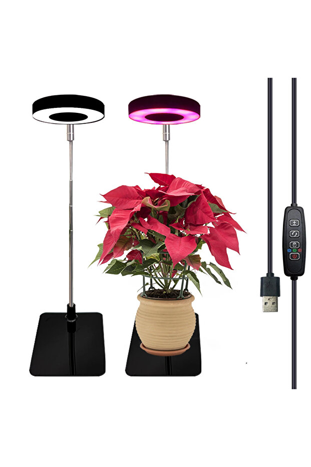 0-5W LED Chip Three temperature 1 pc with base HOMEFISH 3-Color Full Spectrum LED Plant Grow Light w