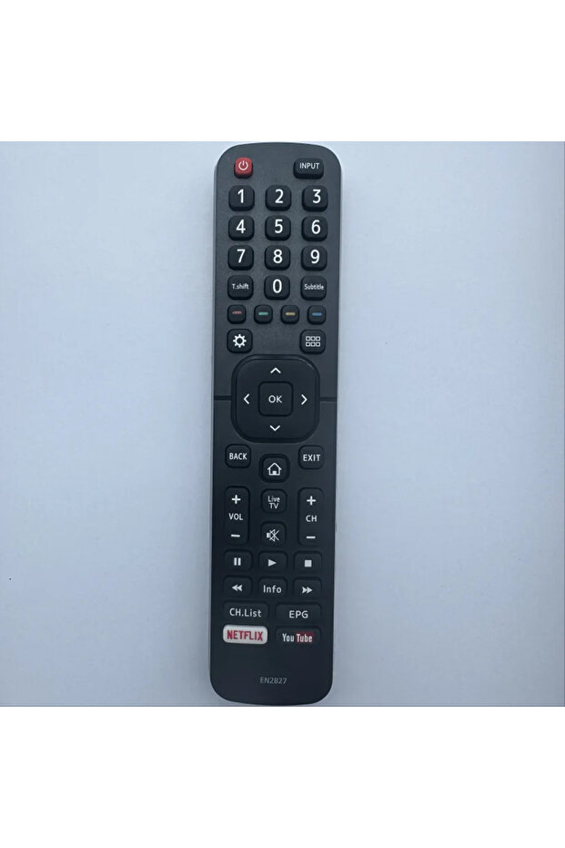 جهاز تحكم عن بعد عالي الجودة من ABS باللون الأسود EN2B27 لتلفزيون HISENSE HD LCD الذكي