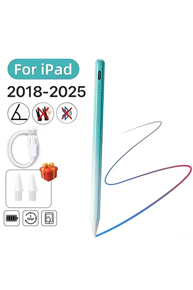 Gradient green For Pencil Stylus For iPad A16 Air 11 5 4 Pro 2025 11th 13 12.9 M4 M3 M2 Pens 10 9 1