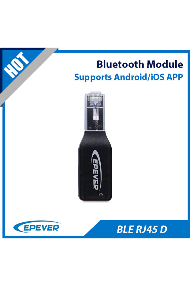 محول بلوتوث BLE RJ45 D EPEVER لجمع البيانات والتواصل مع وحدة تحكم EPEVER MPPT