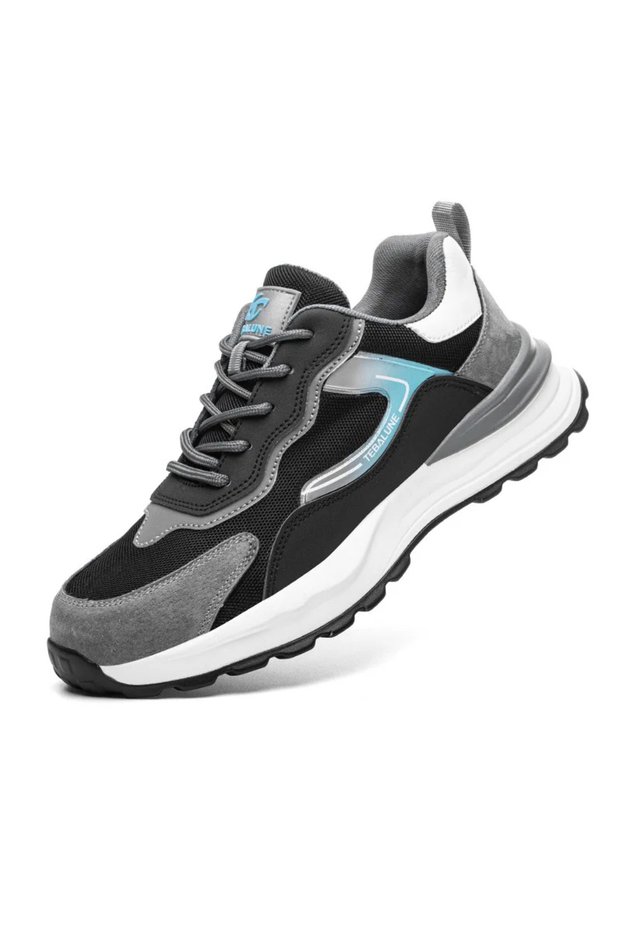 39 Black Four Seasons E Breathable labor protection shoes, safety shoes, odor proof protective shoes