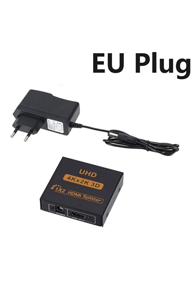 EU PLUG 1 X 2 HDMI-Compatible Splitter Converter 1 In 2 Out HD 1.4 Splitter Amplifier HDCP 4K/1080P