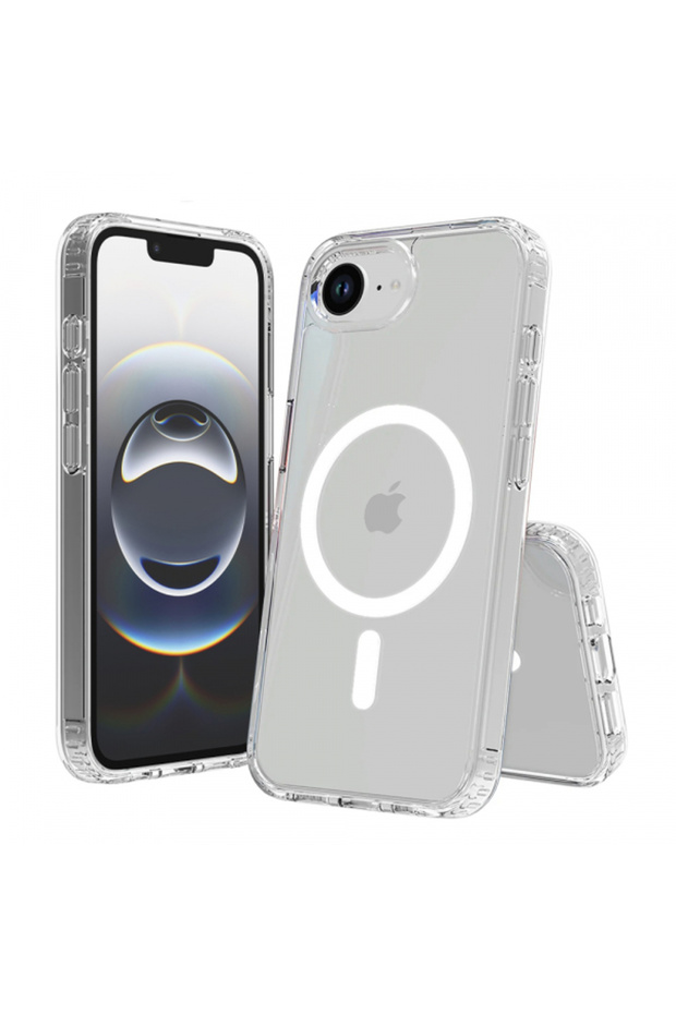 Husa MagSafe pentru iPhone 16e, Techsuit, Pro, Transparenta