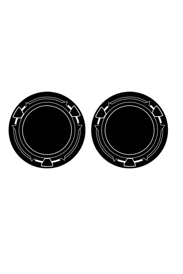 2pcs 6cm-Small 6cm Sheet for iPhone Android 9cm Metal Patch for iPad Tablet Phone for Magnetic Sucti