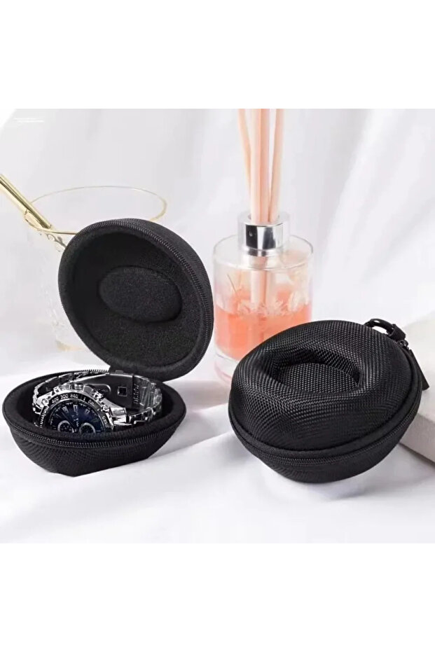 B Portable EVA Single Watch Travel Case Watch Storage Organizer Box Watch Holder Waterproof for Smar
