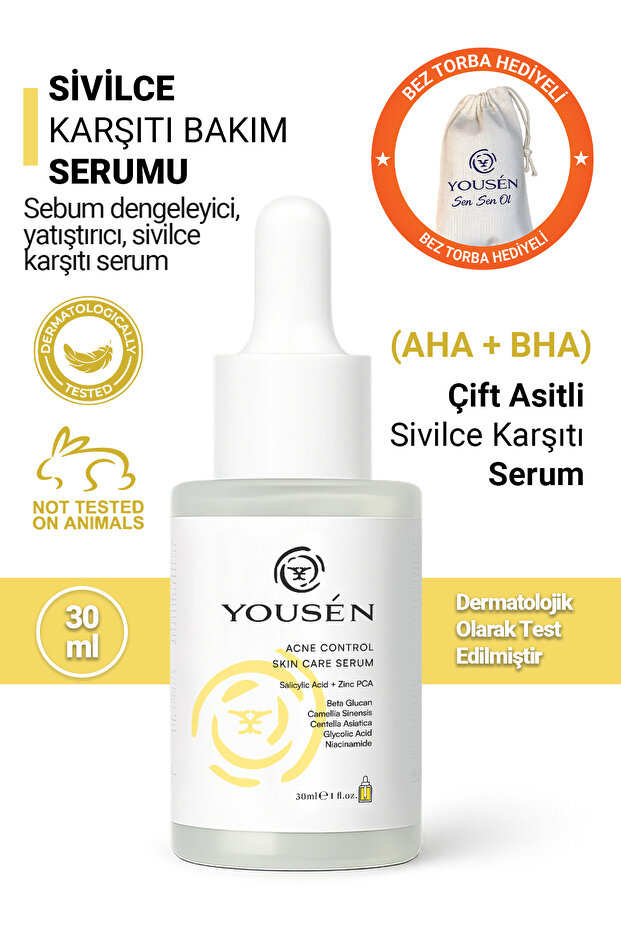 Microbiome Supporting Anti-Acne Serum for Skin Prone to Acne 30 ml