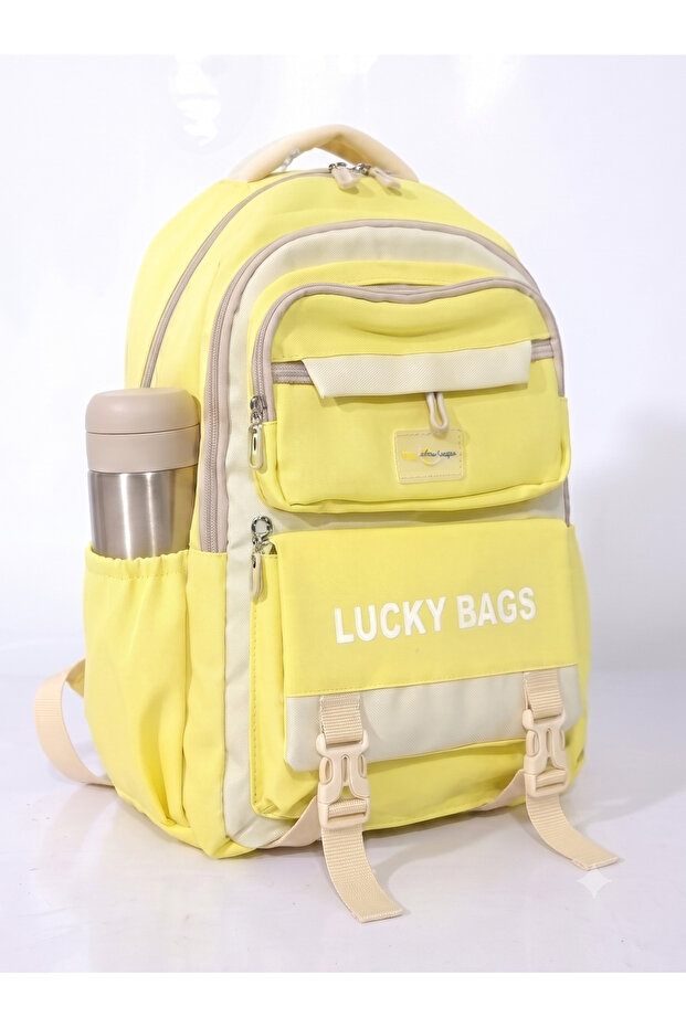 6-Pocket School Bag for Girls & Boys - Elementary, Middle, and High School Compatible - Waterproof Fabric