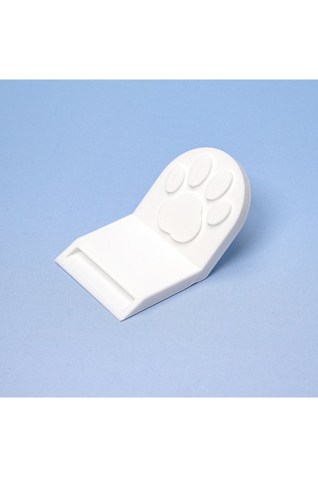 White Cute Cat Paw Pet Food Can Opener Easy Ring Pull Opener Tool for Cat Dog Canned Food Protect Na