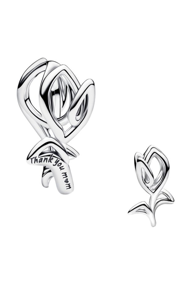 AMC7389 2026 New 925 Sterling Silver Four Leaf Clover Flower Dog Heart Pendant Bead fit DIY Women's