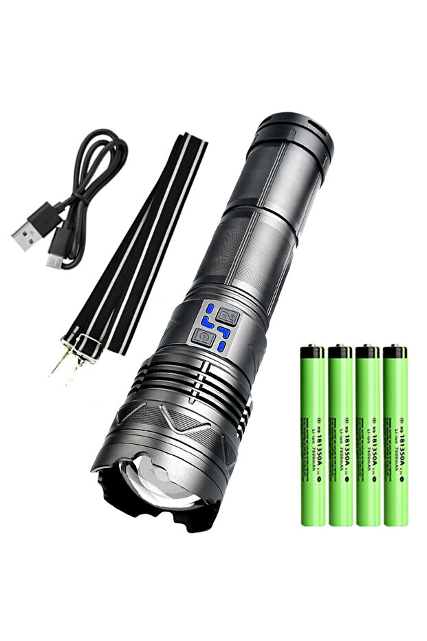 G500BIG مع بطارية عالية الطاقة ليزر أبيض مصباح يدوي LED فائق السطوع طويل المدى Z