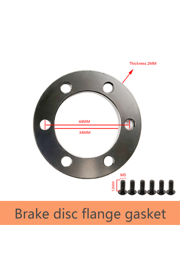 2MM Gasket XOD H800/H880 Electric Scooter Hydraulic Disc Brake for KUKirin G2 Master G2 MAX G2 PRO20