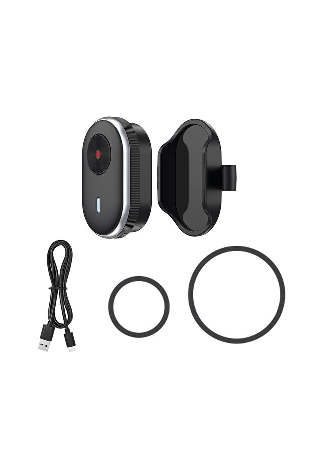 Black Ring Remote for Insta360 GO Ultra/X5/X4/X3/Ace Pro 2 Mini Control for Gopro Hero 13 12 11 Max