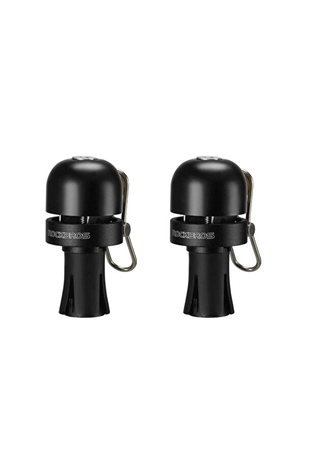 ROCKBROS black 2PCS Bicycle Bell Aluminum Alloy Bell 80db Decibel MTB Road Bike Horn Bicycle Handle