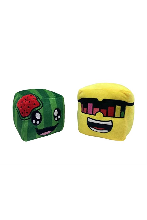 2PCS Sunny And Melon Plush Toy Cartoon Anime Cute Dolls Soft Stuffed Toy Special Birthday Gift For