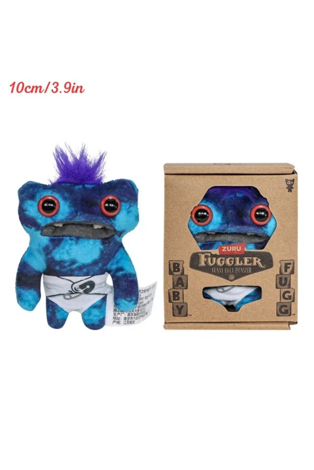 Bandai WIDE EYED WEIRDO Fuggler Ugly Teeth Monsters Plush Toys Fuggler Baby Cartoon Wide Eyed Weirdo