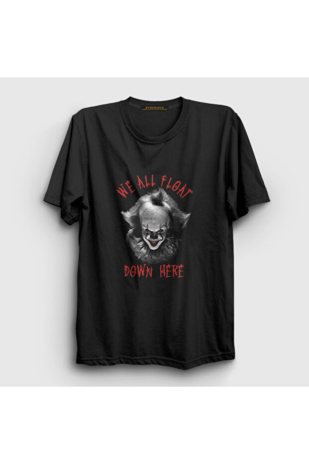 تي شيرت أسود للجنسين من Pennywise ستيفن كينج إت371373تي تي