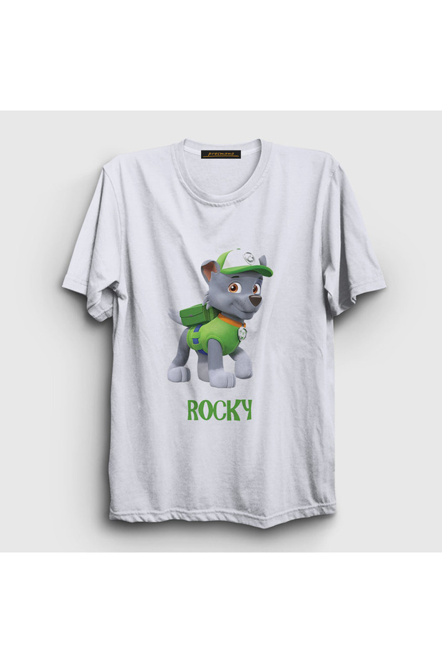 Unisex White Rocky Paw Patrol T-Shirt 562298Tt