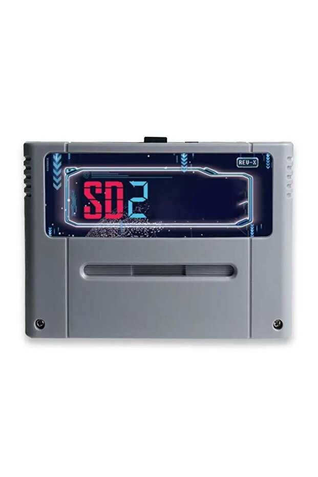 لعبة SNES رمادية اللون، إصدار SD2، متوافقة مع SD2SNES Rev. Z، إصدار FXPAK Pro 5000 في 1، لألعاب الفيديو SNES 16 بت.