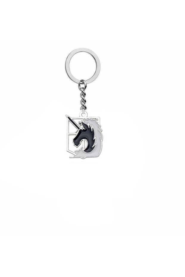 Attack on Titan Unicorn Symbol Keychain | Unisex Anime Accessory