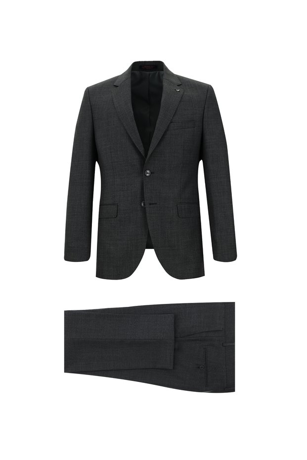 4 Drop Relaxed Fit Relaxed Fit Wool Suit
