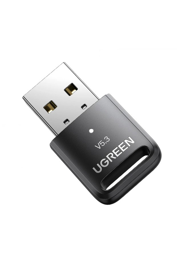 Адаптер Bluetooth USB, Ugreen, Модел 90225, Bluetooth 5.3, Plug & Play, Черен
