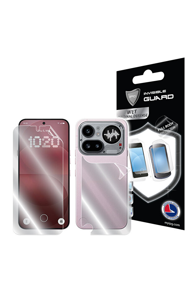 هيدروجيل (TPU رقيق) تغطية كاملة (حماية للشاشة + الخلفية) لهاتف Nothing Phone 4a PRO