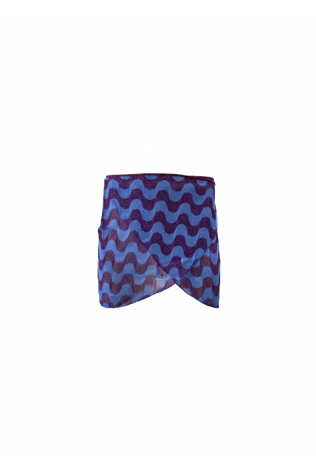 Colorful Knitwear Skirt