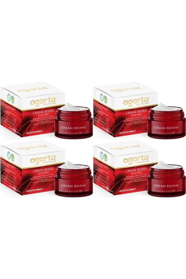 Natural Anti-Aging Reishi Cream 50 ml (Wrinkle - Plumping) (Set of 4)