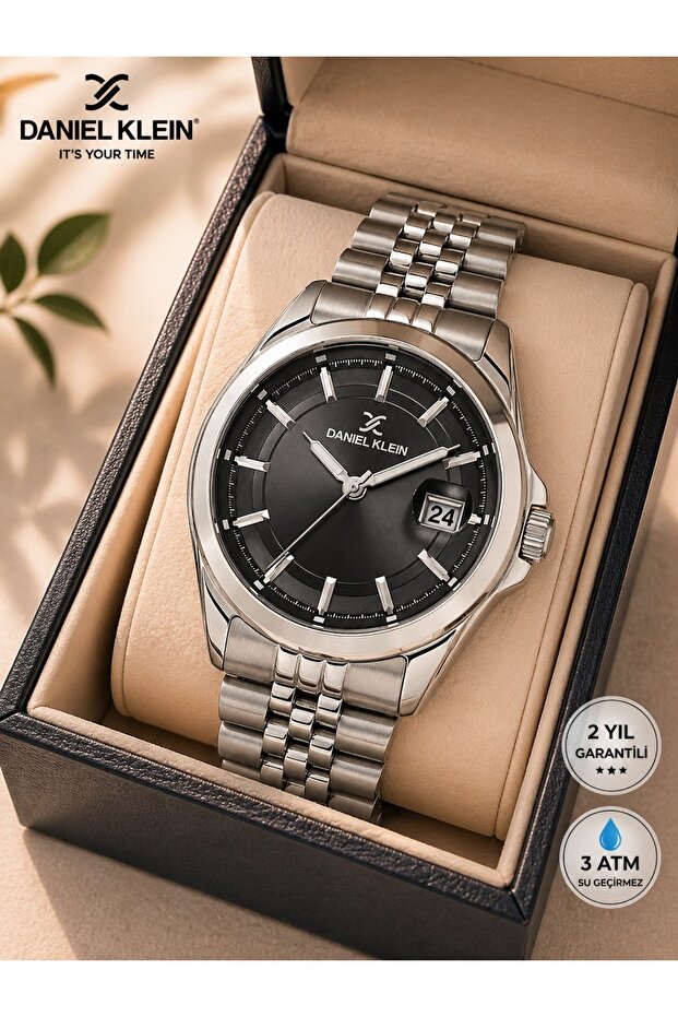 Men's Watch with Metal Case - Strap 3 Atm Water Resistant
