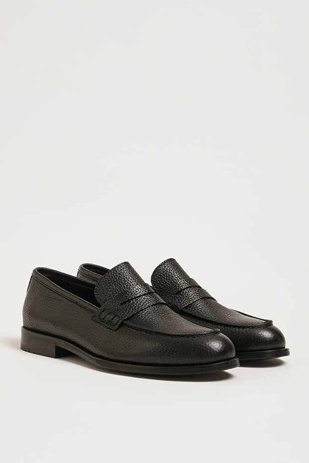 Bernard Model Genuine Floater Leather Neolithic Sole Loafer Shoes
