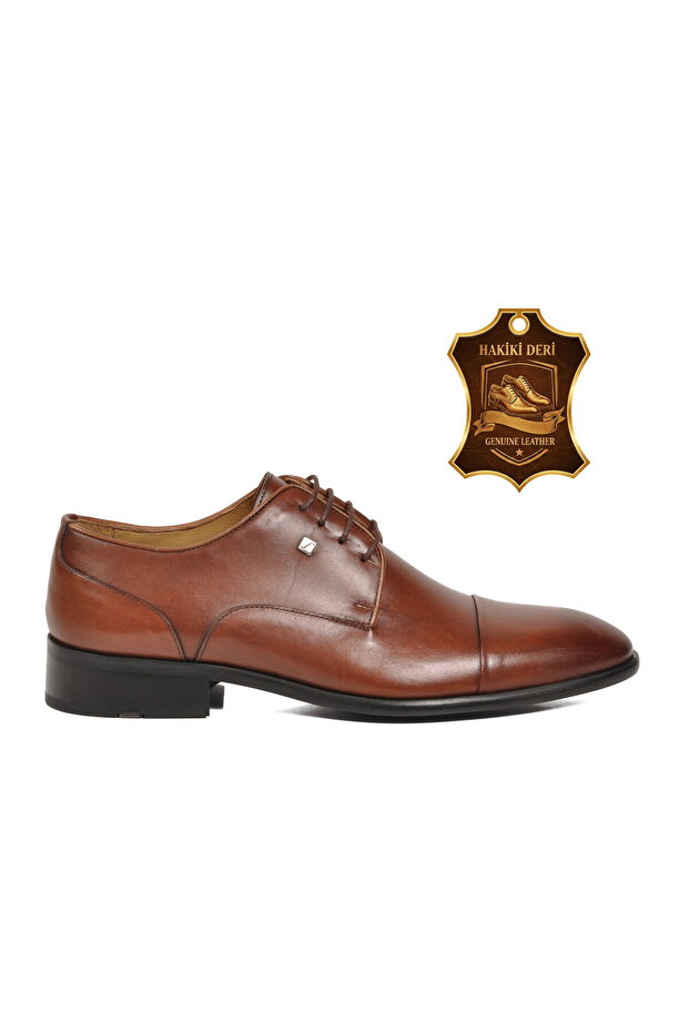 Brown Genuine Leather Men's Classic Shoes 3156-1 m