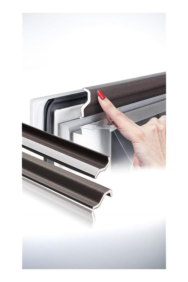 197 Inch/5M Window Weather Stripping Door Seal Strip, Brown, Draft Stoppers For Bottom Of Doors, Sel