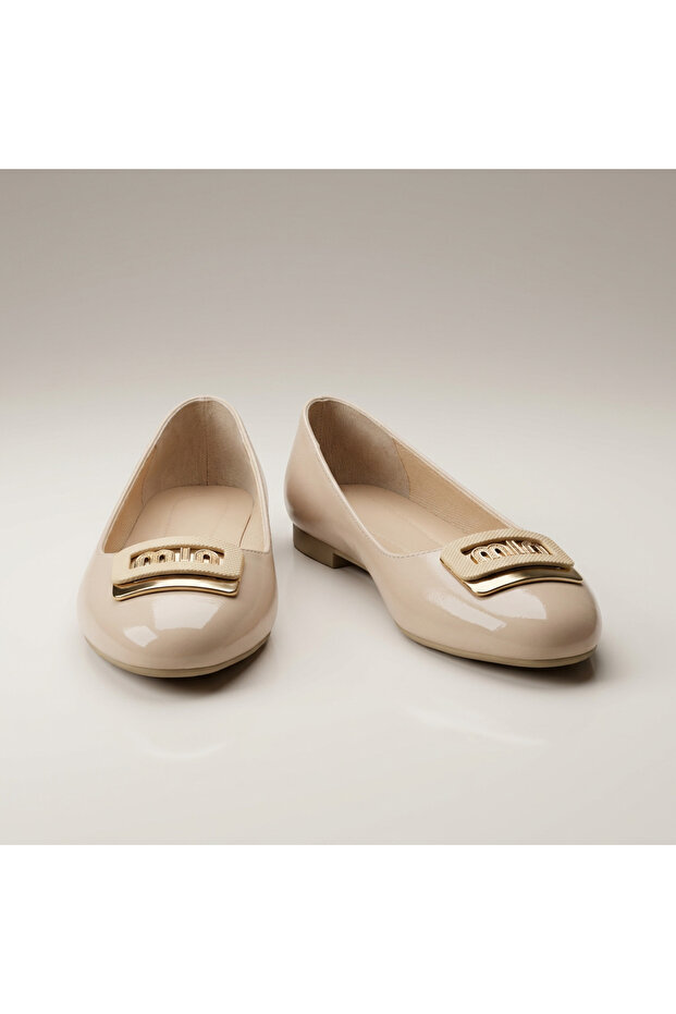 Buckle-Strapped Ballet Flats for Women, Stylish Ballet Flats