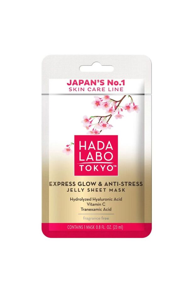 Hada Labo Express Glow Anti Stress Jelly Sheet Mask 23 ml