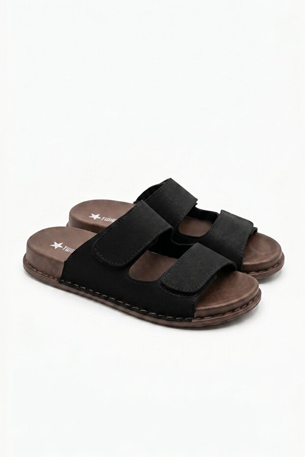 Tw Velcro New Season Lightweight High Class Men's Slippers