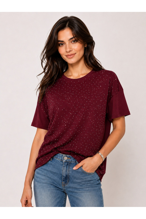 Women's Stoned Short Sleeve T-Shirt