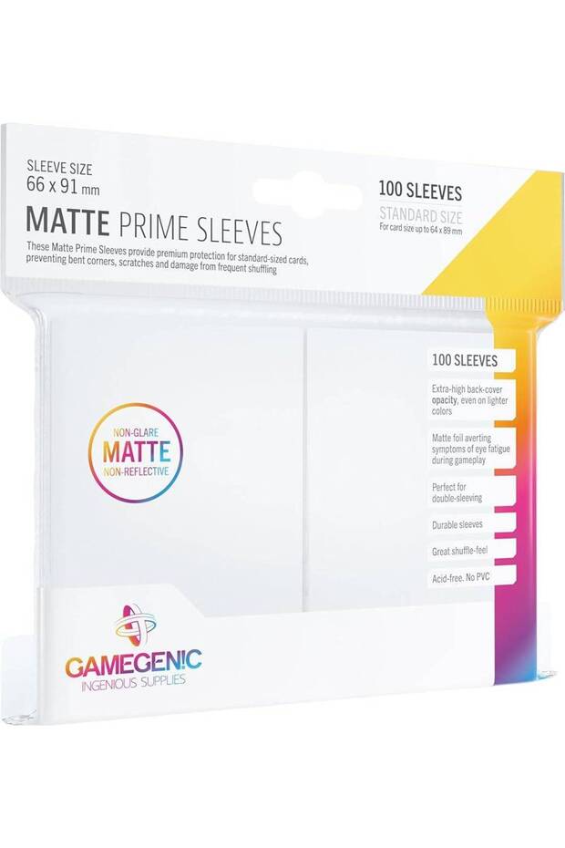 Sleeves: Gamegenic (X100) - White | White