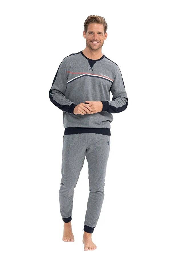 Men's Anthracite Pajama Set 50301590-Vr033