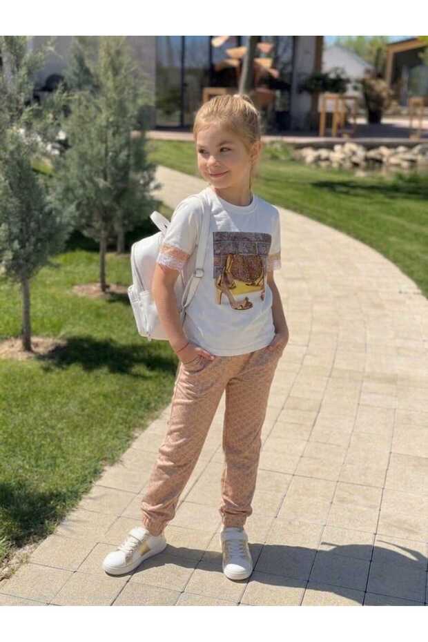 3-Piece Girls' Set with Bag